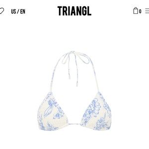 Triangl Bikini Top - Vinca Indigo